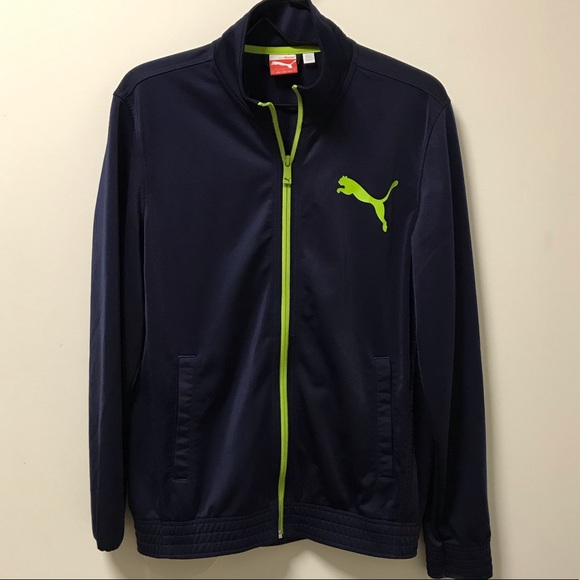 Puma Other - Dark Blue Green Zip Up Puma Jacket!